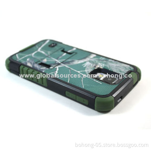 King Tun PC + TPU 4-in-1 Cases for Samsung S5, different colors available, 500 pieces MOQ each color